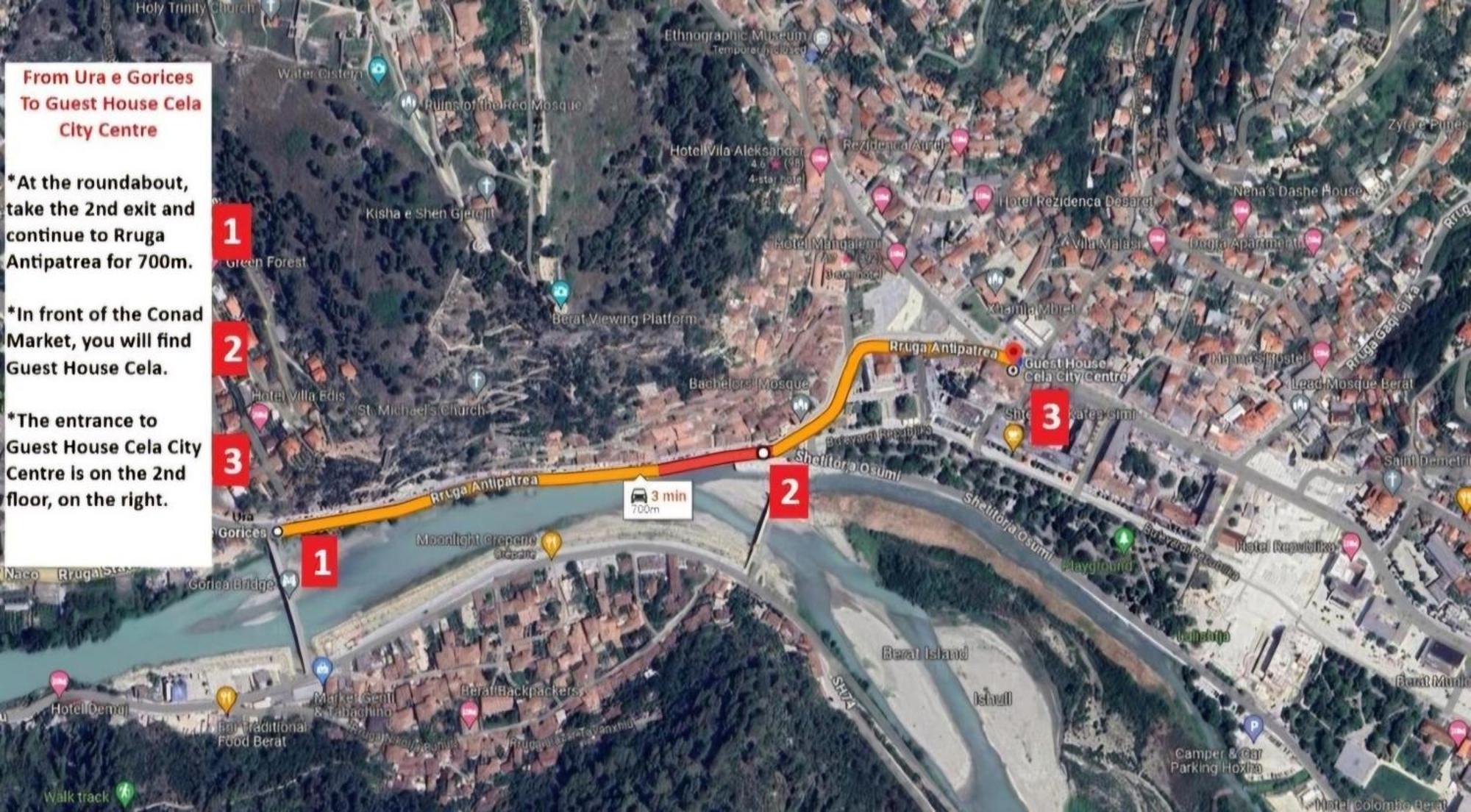 Guest House Cela City Centre Berat Zewnętrze zdjęcie